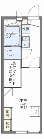 レオパレスサンフォレストⅡの間取り
