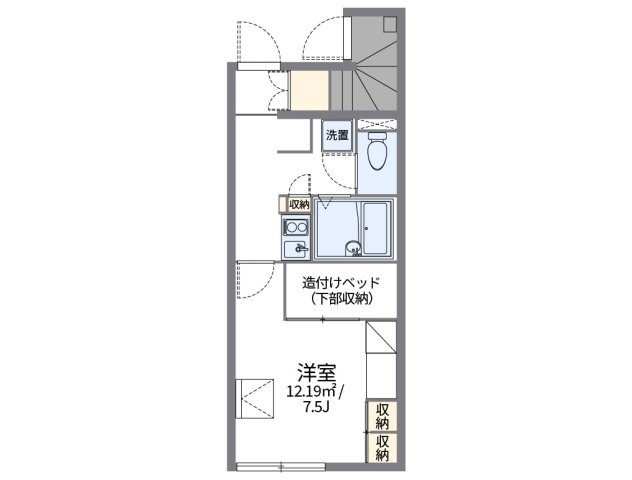 レオパレス琴の間取り