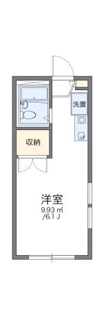 レオパレス島田黒石第３の間取り