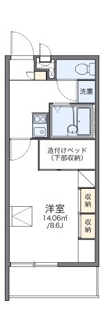 レオパレス猪子石の間取り
