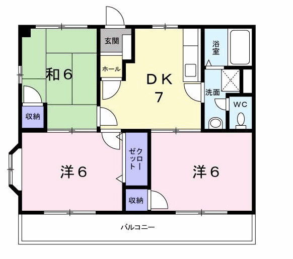 エランドール１番館の間取り
