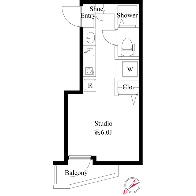 セレブラーレ町屋の間取り