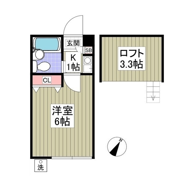 ジュネパレス松戸第68の間取り