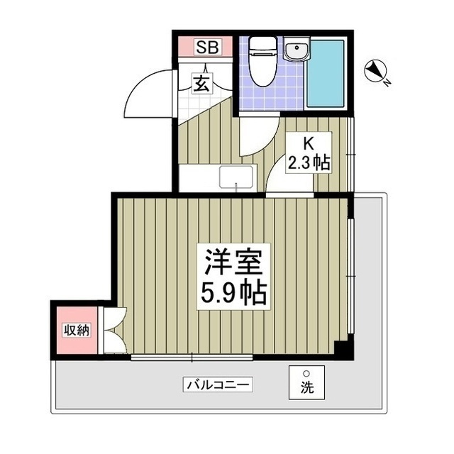 ドアーズ立川の間取り
