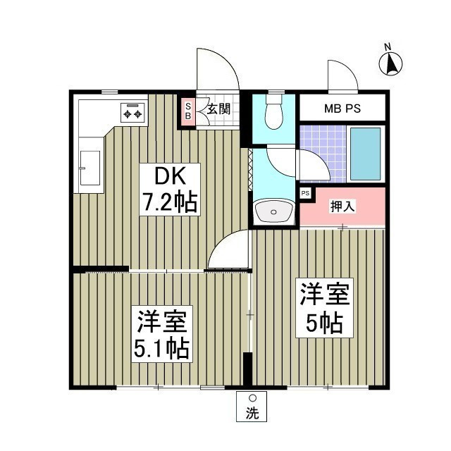 レジオンス花小金井の間取り