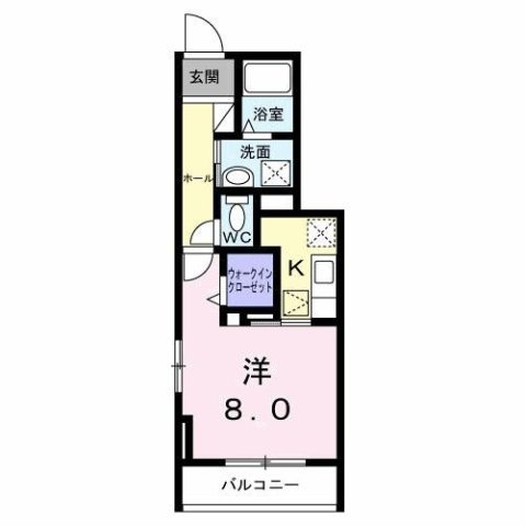 フレーズ　ブランシェの間取り
