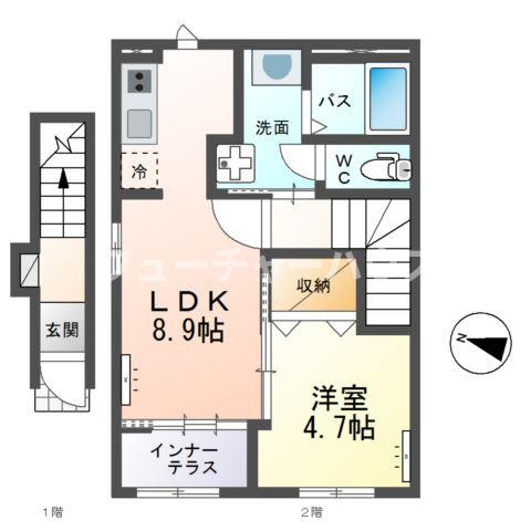 （仮）ひたちなか市高場新築アパートの外観|同型タイプ