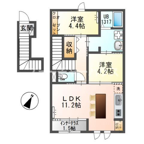 ワイズスクエア０１（Y’s square０１）の間取り