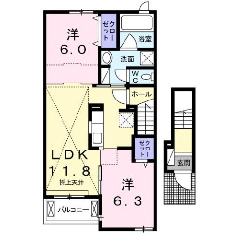 フリーデ西乃芝の間取り