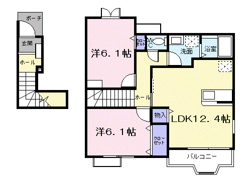 レオン　Ｋ．Ｓの間取り