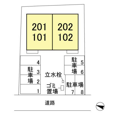 Cocodirの区画図