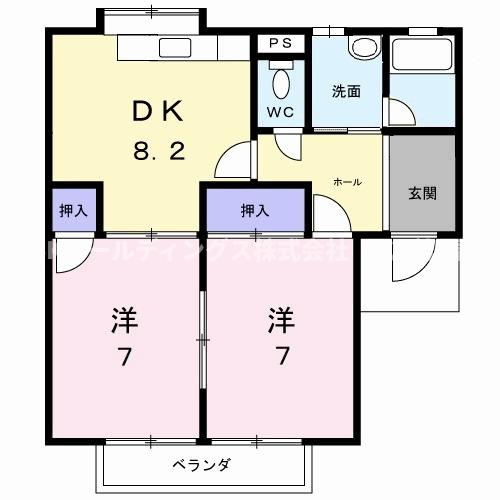 テクノハイツの間取り