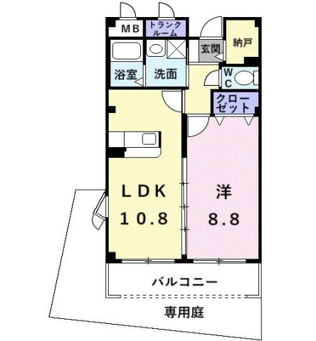 【間取り】 | ゾーナ　ブローテ