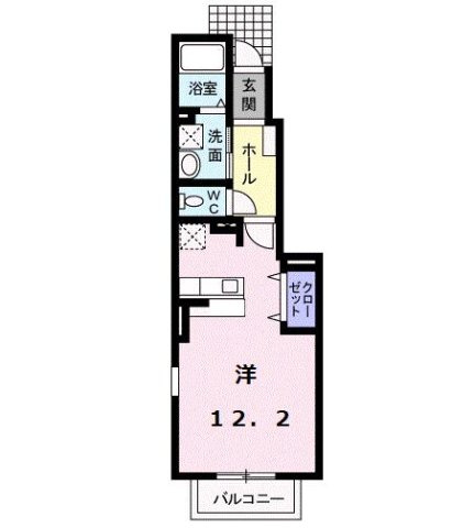 クラールの間取り