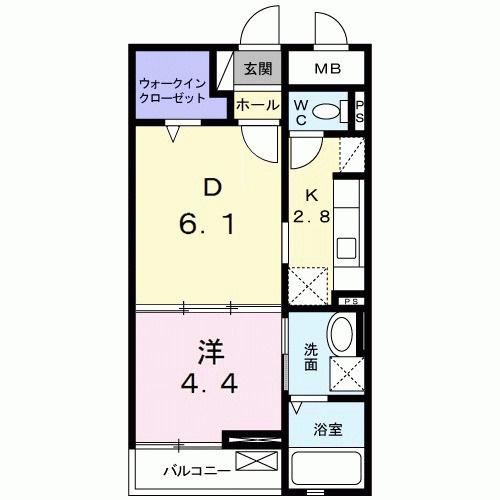 ＤＲＥＡＭ　武蔵塚の間取り