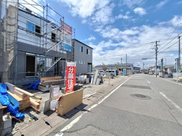 P-TELAS新栄町2　1号地の前面道路含む現地写真|前面道路含む現地（2026年4月撮影）