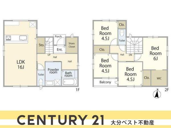 AG-HOUSE　三佐　A棟の間取り|※図面と現況が異なる場合は現況を優先させていただきます。