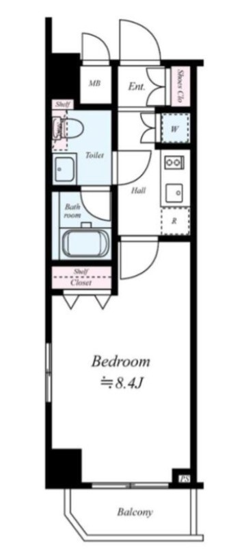 プレール・ドゥーク秋葉原の間取り|間取り