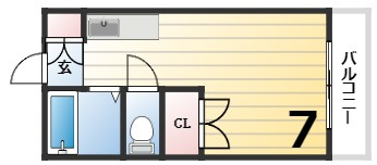 ハイツエクシードの間取り
