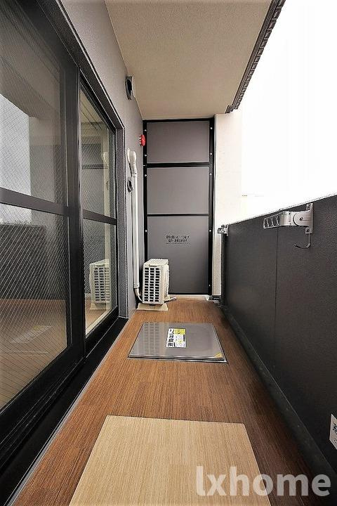 山崎マンション15のバルコニー