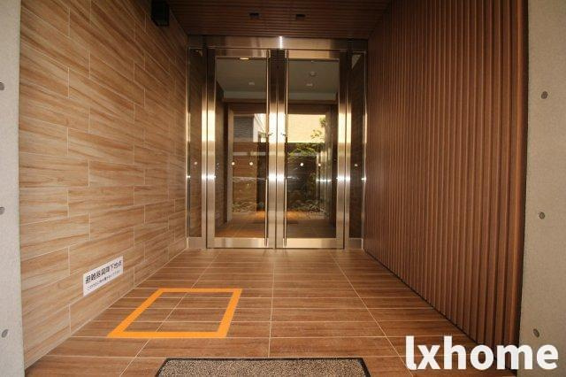 山崎マンション15のエントランス|清潔なエントランスです