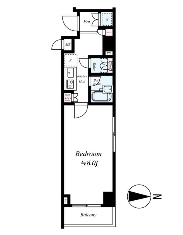 ルーブル森下弐番館の間取り