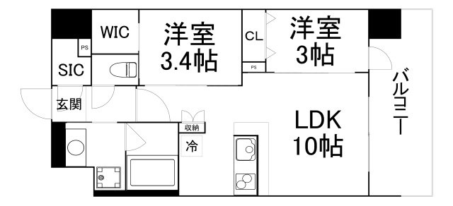 【間取り】 | コンフォリア・リヴ京橋