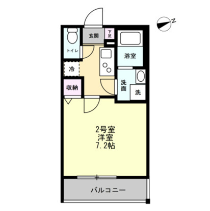 川崎市多摩区宿河原４丁目のアパートの間取り
