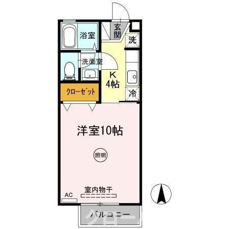 クレスト木太 A棟の間取り