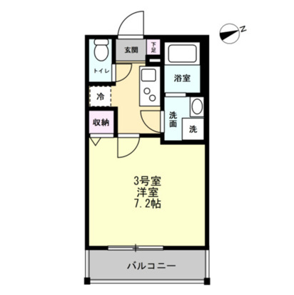 川崎市多摩区宿河原４丁目のアパートの間取り