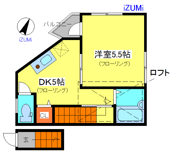 ツル菅原ハイツの間取り