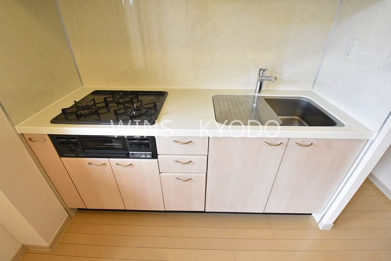 世田谷区成城７丁目の賃貸マンションのキッチン