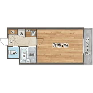【間取り】 | ピラーズ御所西