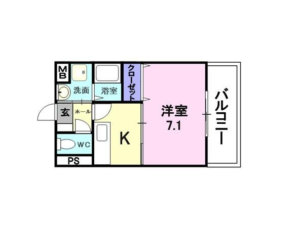 エスタシオン・桂川の間取り