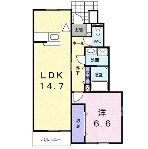 シューネスハイムⅠの間取り