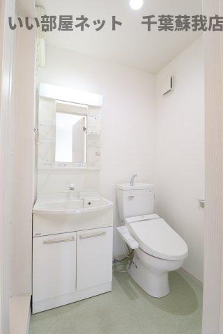 BRIX葛城の洗面所|コンパクトで使いやすい洗面所