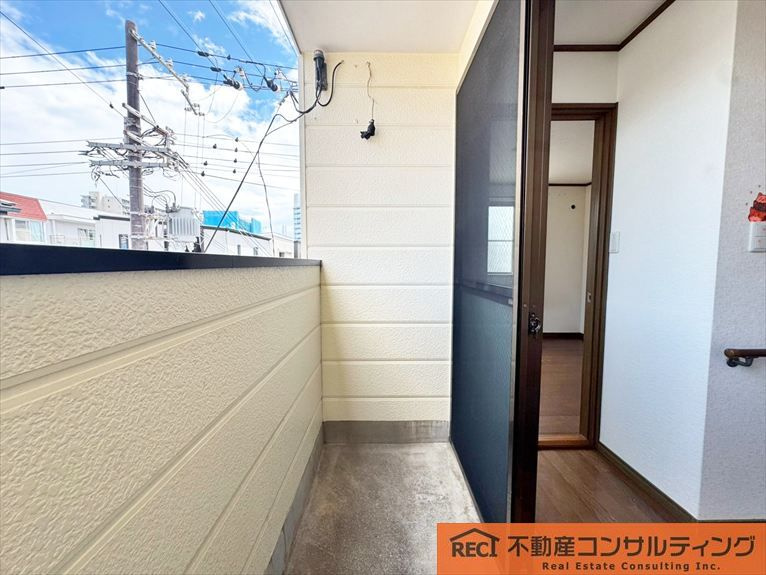 神戸市東灘区北青木4丁目　テラスハウスのバルコニー