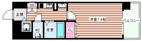 【間取り】 | レジュールアッシュ梅田イースト