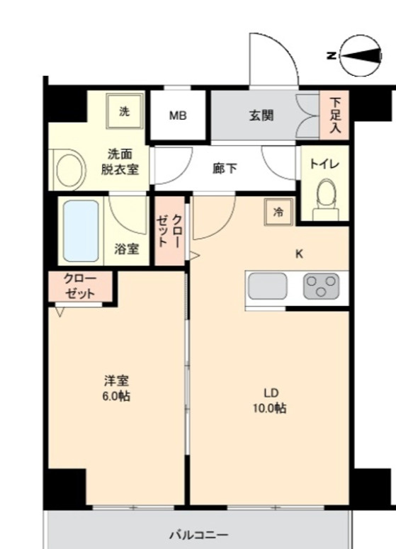 ティモーネ深川リーヴァの間取り