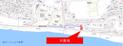 【地図】 | 七里ガ浜　別荘用地