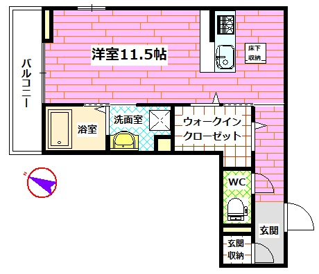 オリーブ東雲本町の間取り