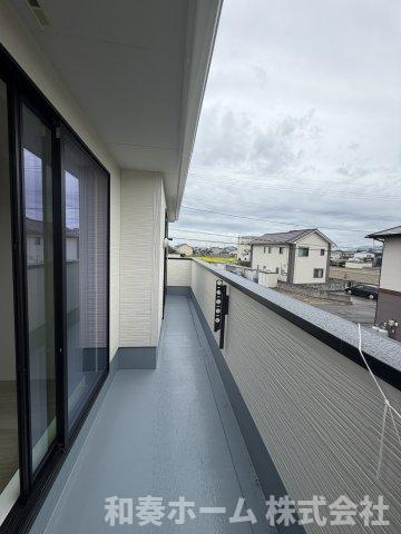 リナージュ ネクスジー 藍住町住吉01期のバルコニー