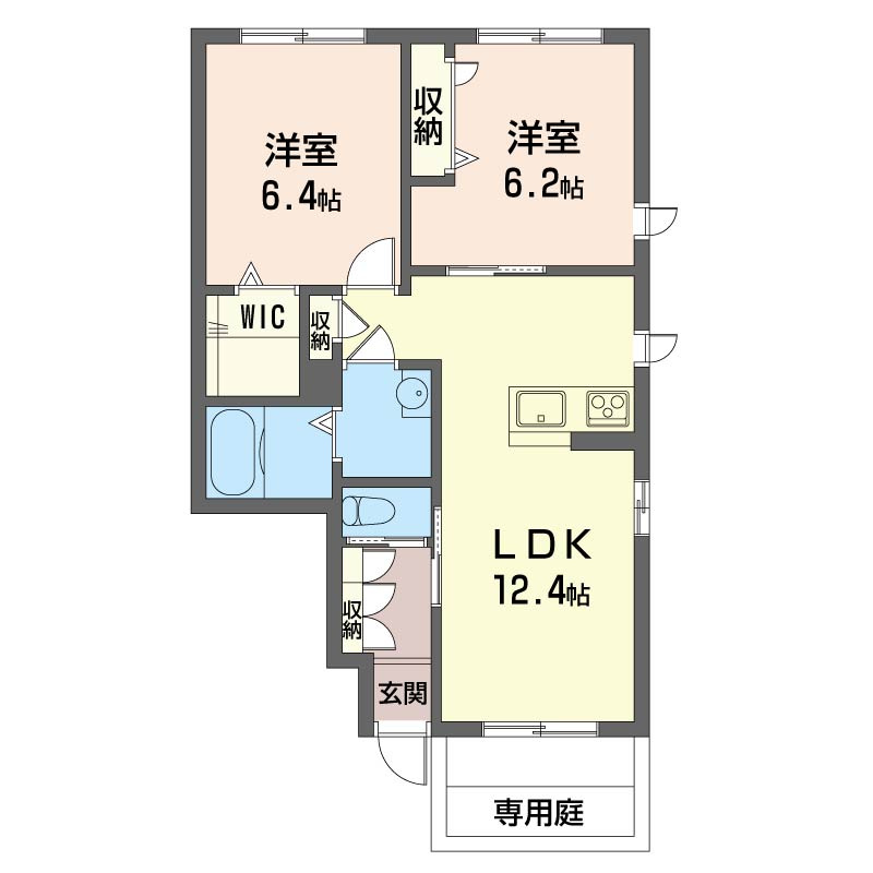 アトリエールの間取り