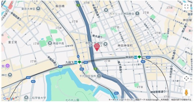 ★仲介手数料無料★セントラルレジデンス九段下シティタワー(新規リノベーション済み）の地図