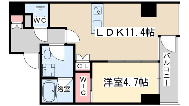 【間取り】 | フォルトナート扇町