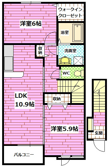 ブライト安芸の間取り