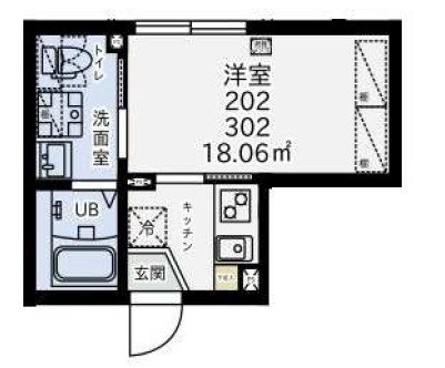 【間取り】 | リージェンシー用賀、広有、ＦＲ