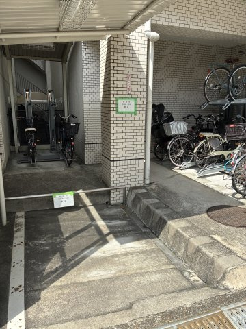 桃山台グリーンハイツの駐輪場|マンション敷地内駐輪場