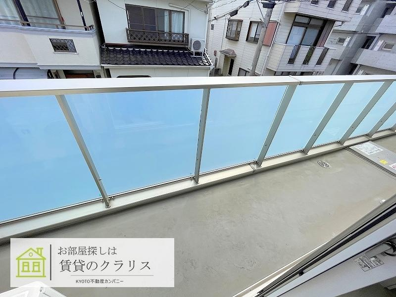 ベルテンポ東向日のバルコニー