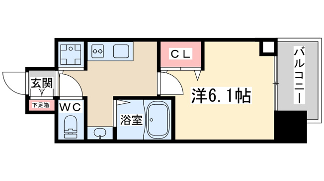 【間取り】 | グランカリテ天神橋